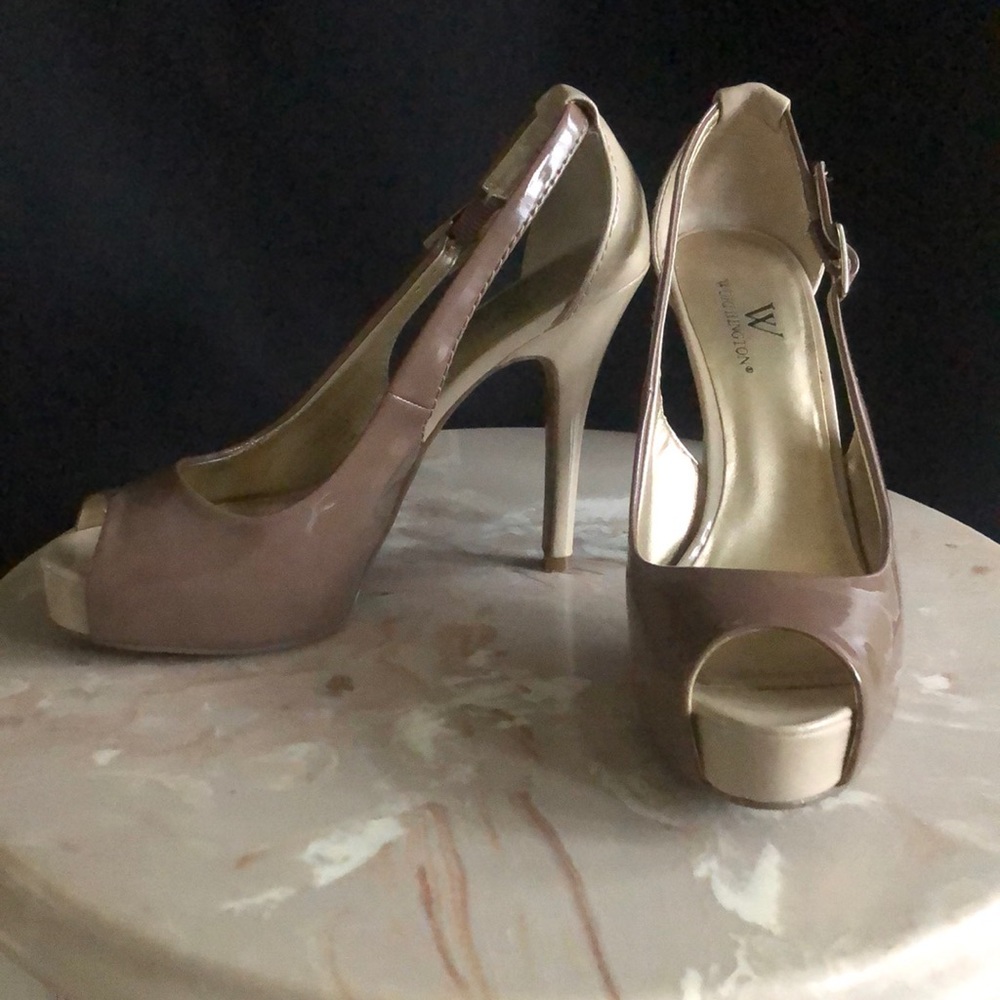 Worthington Peep Toe Platform Pumps